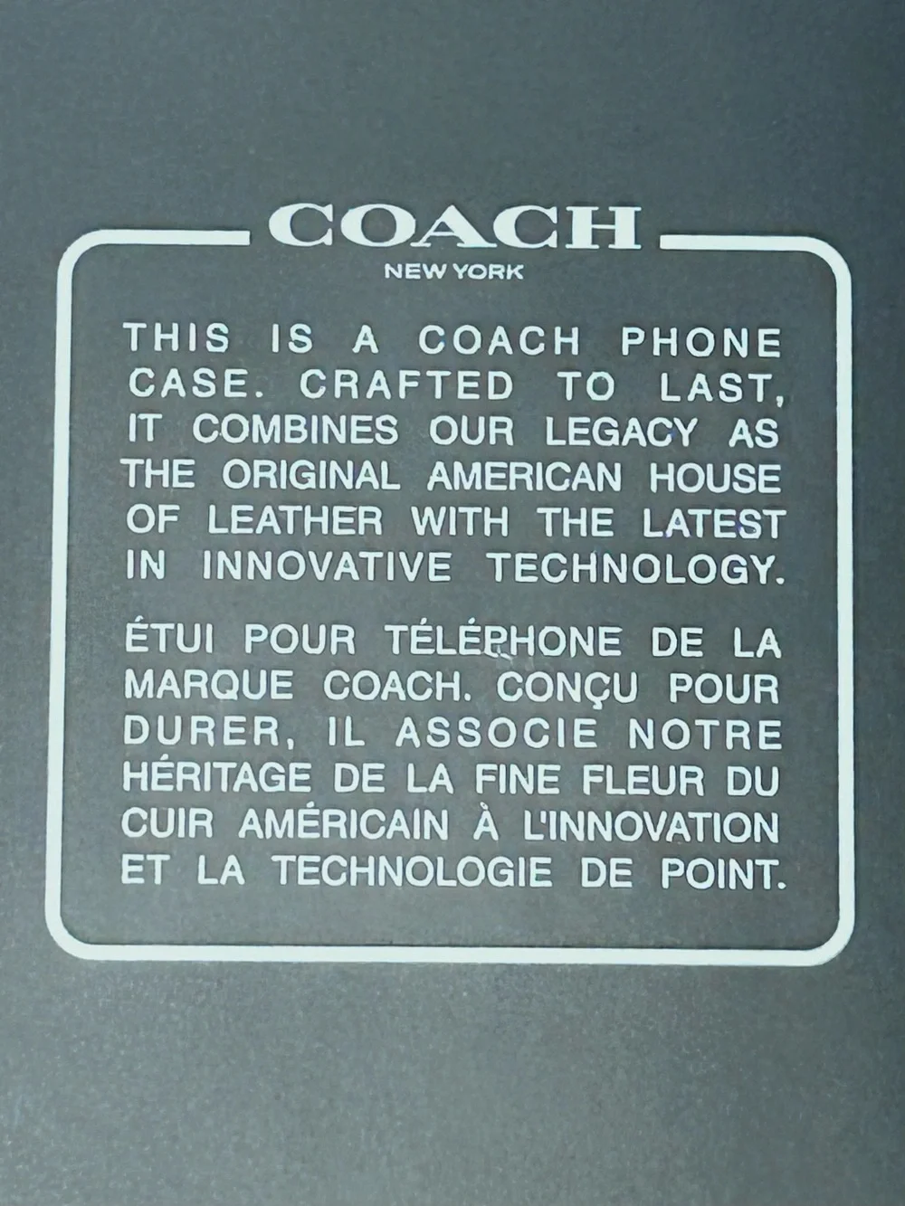 Coach magsafe compatible